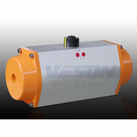 ISO5211 Double Acting Pneumatic Rack And Pinion Actuator Air Connection G1/4''