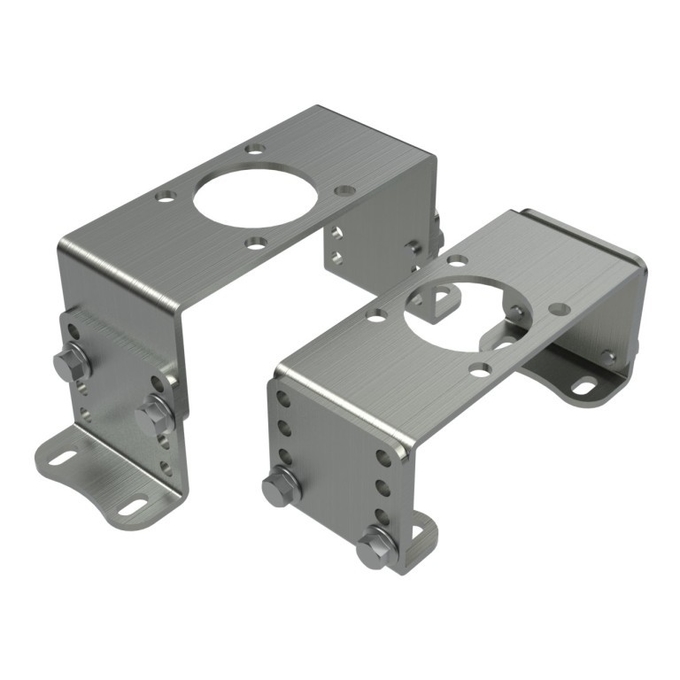 Size SS304 Interface Bracket For Mount Actuators ISO5211 for PISTER