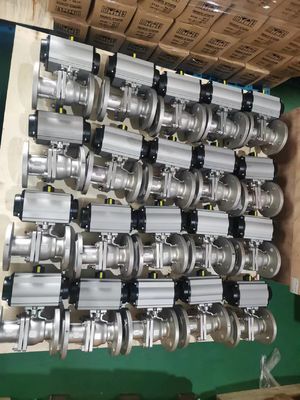 3 Position Pneumatic Actuator with ISO 5211 Flange and 3 Position Control for Valve Automation with 10-500 Nm Torque Range