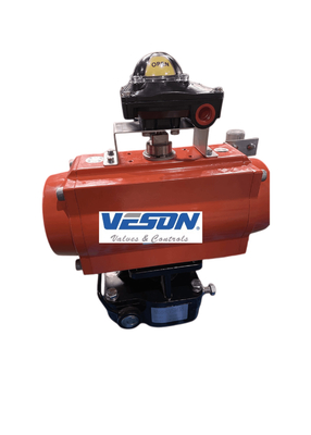 Double Acting Marine Control Mode  Pinion Actuator Made Of 316SS 304SS Material