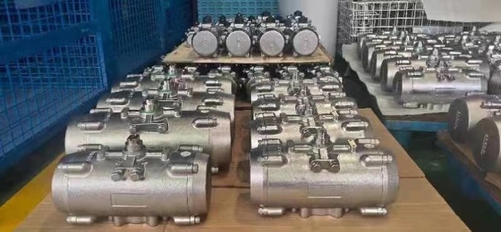 Pneumatic actuator of pipeline valves Double Acting Marine Control Mode  Pinion Actuator Made Of 316SS 304SS Material