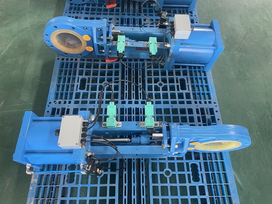 Knife Gate Slurry Valves NewCon KGV Knife Gate Valve For Slurry Application