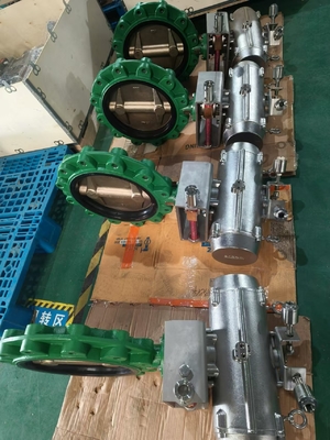 Marine Air Operated Butterfly Valve 316SS For Seawater Drilling Rig