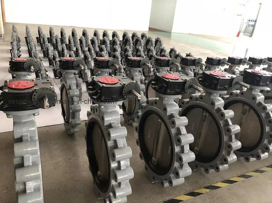 Pneumatic Butterfly Valve with EPDM Seal Mid-Pressure Lug Support Air Actuated Lug Butterfly Valve