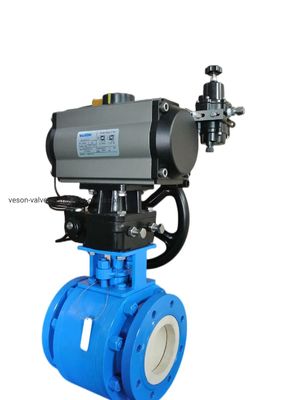 VS Series High Pressure High Temperature Pneumatic Ball Valve with Double-Eccentric Sealing for Industrial Control