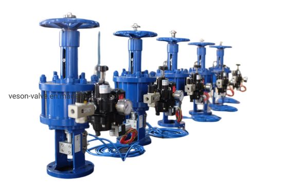 VS Series High Pressure High Temperature Pneumatic Ball Valve with Double-Eccentric Sealing for Industrial Control