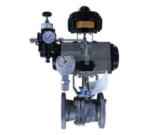 Water Media Pneumatic On Off Valve DN25-DN500 With ISO 9001 Pneumatic Air Control Valve
