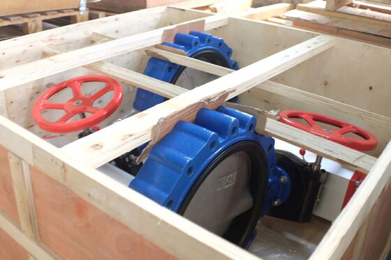 High Temperature Pneumatic Butterfly Valve with Lockout Feature and ANSI CLASS 150-900 Pressure Rating