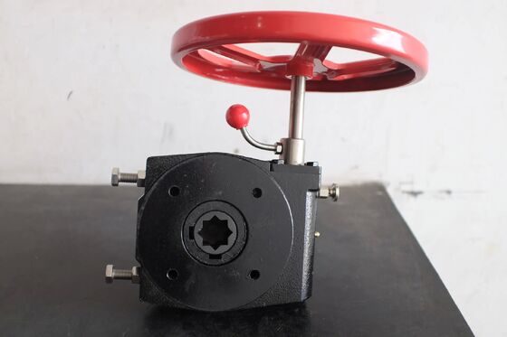 Hand Wheel Operated Manual Override Gearbox with Double Acting Aluminum Construction for Pneumatic Actuators