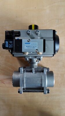 ANSI CLASS 150-900 316 Stainless Steel Full Port Pneumatic Flanged Ball Valve with ISO5211 Mounting