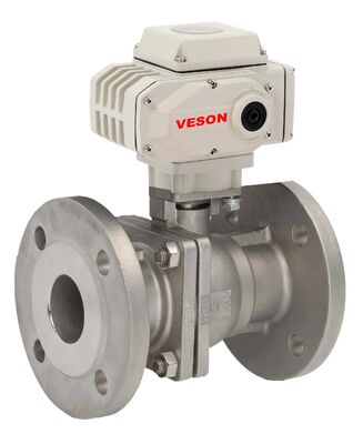 ANSI CLASS 150-900 316 Stainless Steel Full Port Pneumatic Flanged Ball Valve with ISO5211 Mounting