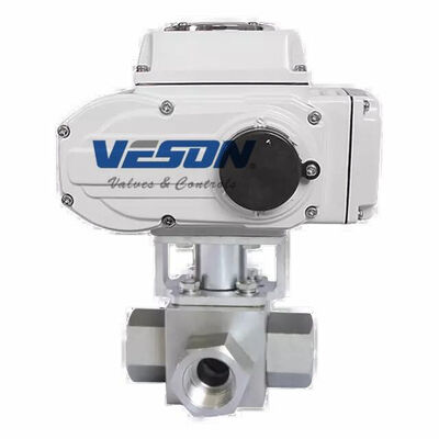 Electric Actuated Ball Valve 3-PC Clamp Type with ISO5211 Standard and PN1.0-32.0MPa Pressure Rating