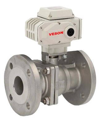 Electric Actuated Ball Valve with 2-PC Flanged End in 1/2"~12" (DN15~DN300) and WCB, CF8, CF8M, CF3M Materials