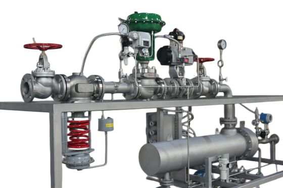Industrial Skid Mounted Equipment with Floating Ball Valve and Straight Through Type for Heat Exchanger Steam Valve