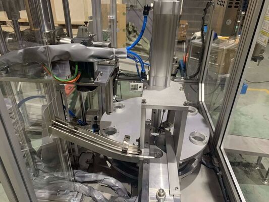 Full-Automatic Horizontal Filling Machine with Multi-Head Filling Valve, Pneumatic Lifting, and PLC Control for Glass Glue, Silicone Glue, and Sealing Glue