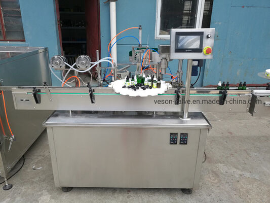 PLC Control Multi-Head Filling Machine with Automatic Cleaning for E-Liquid and Essential Oils