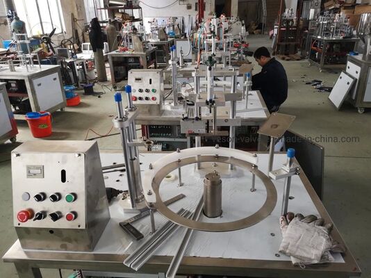 PLC Control Multi-Head Filling Machine with Automatic Cleaning for E-Liquid and Essential Oils