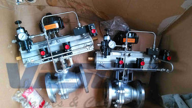 Aluminum Alloy 180 Degree Pneumatic Actuator Double Acting Valve Solution Actuator