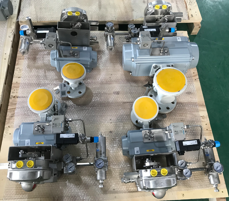 Automated 2-Way Pneumatic Ball Valve Package for Precise Batch Dosing Flow Control