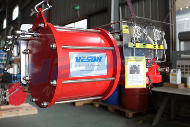 Single & Double Acting Hydraulic Rotary Actuator , Red Electric Hydraulic Actuator