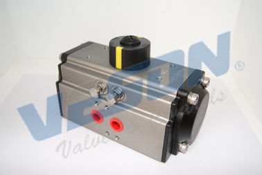 Aluminum Alloy Pneumatic Air Actuator , Double Acting Actuator Ptfe Coated