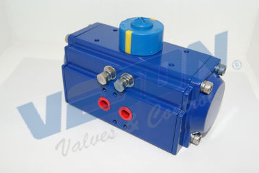 EPOXY Coated Pneumatic Rack And Pinion Actuator For Ball / Butterfly Valve