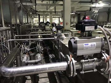 Pneumatic Actuator Of Pipeline Valves Cast Iron Pneumatic On Off Valve / Two Way Pneumatic Valve Heavy Duty Type