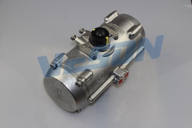 Durable Stainless Steel Pneumatic Actuator / Quarter Turn Valve Actuator Anticorrosive