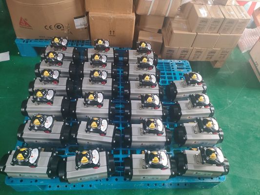 Aluminum Alloy Body Material Double Acting SS Actuator Control Mode
