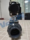 Air Actuated PVC Ball Valve Double Acting actuation  Pneumatically Actuated Direct Acting uPVC True Union Ball Valve