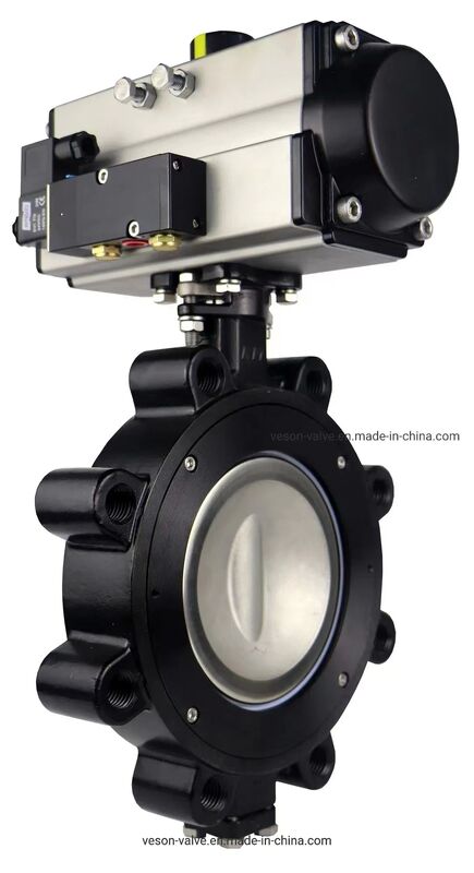 Double-Flanged ANSI 150lb Butterfly Valve Expertly Designed with PTFE Seat Remote Gear Transmission System
