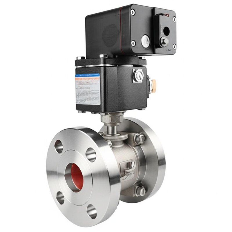 Electric Actuated Ball Valve 3-PC Clamp Type with ISO5211 Standard and PN1.0-32.0MPa Pressure Rating