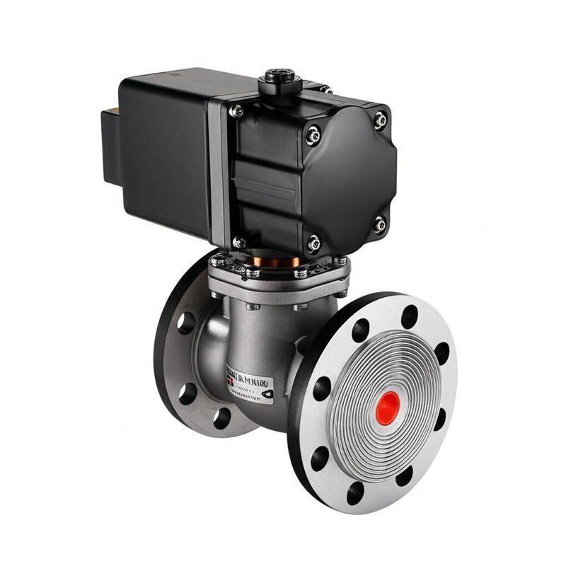 Electric Actuated Ball Valve with 60Nm Output Torque IP67 Enclosure and Aluminum Alloy Housing for Motorized Valve Applications