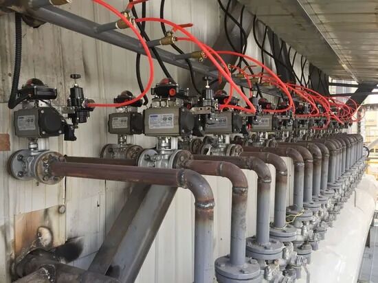 Skid Mounted Equipment with Floating Ball Valve and Straight Through Type for Industrial Usage