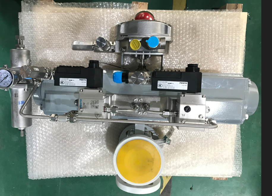 3-Position Pneumatic Shutoff Ball Valve Assembly with Anti-Water Hammer Staged Protection