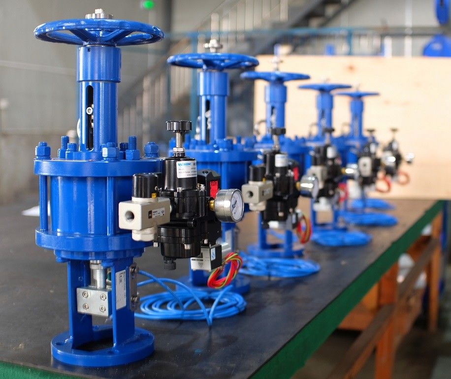 High Speed Pneumatic Gate Valve Actuator Single Acting / Double Acting