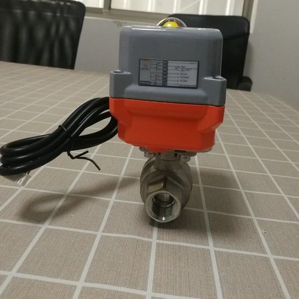 Simple Structure Electric Actuated Ball Valve Multi Angle Assembling