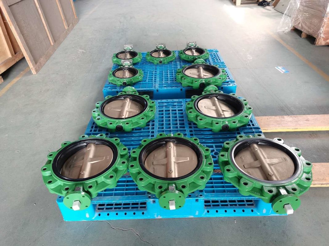 SS316 Pneumatic Butterfly Valve Air Operated Marine Service Sea Water Salty Water Valve For