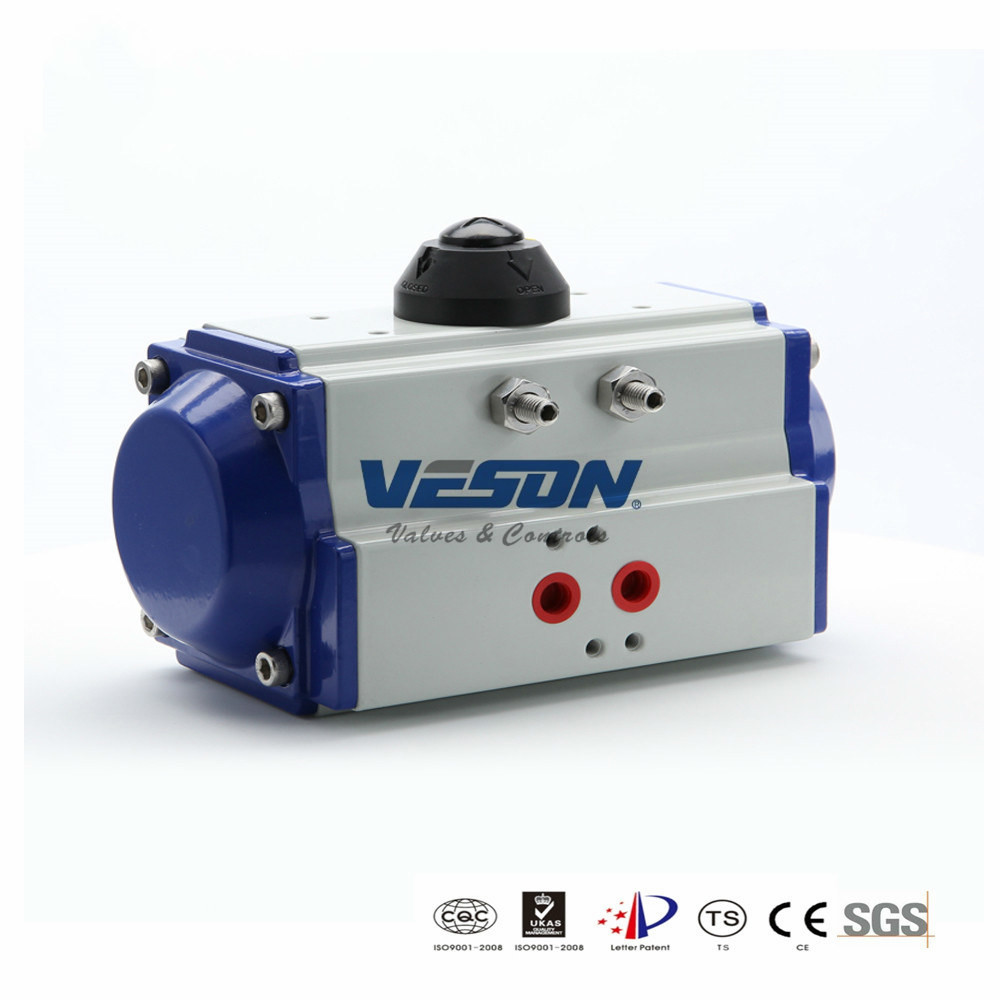 90 Degree Pneumatic Actuator / Spring Return Pneumatic Actuator Anti