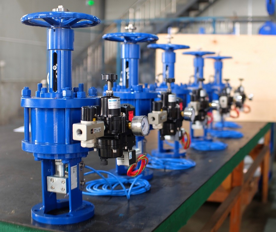 High Speed Pneumatic Gate Valve Actuator Single Acting / Double Acting
