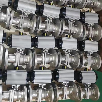 Anodized Socket Weld Pneumatic On Off Valve With Limit Switches ...