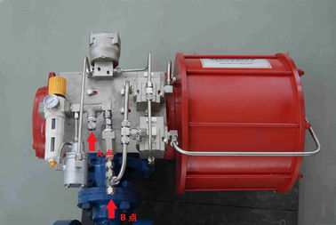 Scotch Yoke Pneumatic Actuator Nodular Cast Iron Material CE Approved