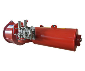 Heavy Duty Pneumatic Rotary Actuator , On Off Valve Actuator Scotch Yoke Type
