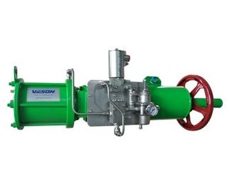 Quarter turn /Single Acting Scotch Yoke Pneumatic Actuator For Power Plants Refineries
