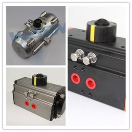 Aluminum Alloy Rack Pinion Actuator Quarter Turn Pneumatic Actuator