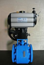 PN10 Ceramic Ball Valves DN25 Pneumatic Air Control Valve